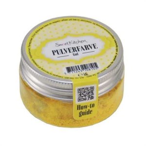 Pulverf�rg - Gul - SweetKitchen - 4 g