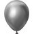 Miniballonger enfrgade - Premium 13 cm - Space Grey Chrome - 25-pack