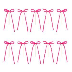 Cake Picks/Cake topper - Rosetter - Hot Pink - 10-pack Cake Picks/Cake topper - Rosetter - Hot Pink - 10-pack