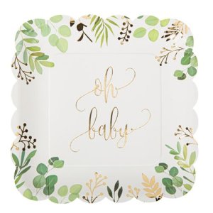 Papptallrikar - Baby Shower - 8-pack