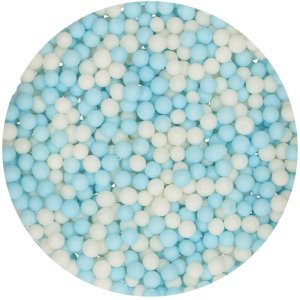 Mjuka Sockerpärlor - Blå/Vit Mjuka Sockerpärlor - Blå/Vit