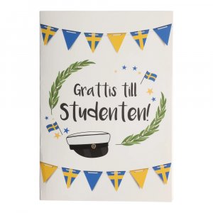 Grattiskort - Student - 12x17 cm