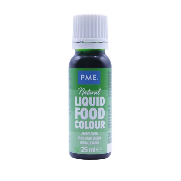 100% naturlig flytande livsmedelsfrg - Grn - PME - 25 ml