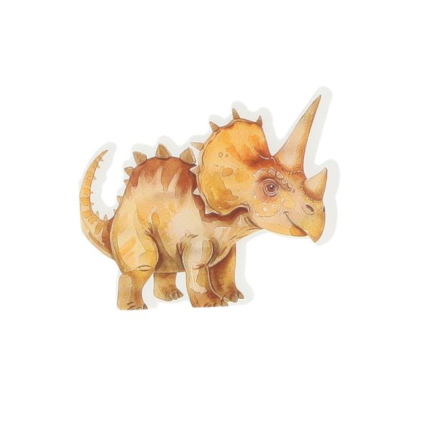 Servetter med dinosaurie - Brun - 10-pack