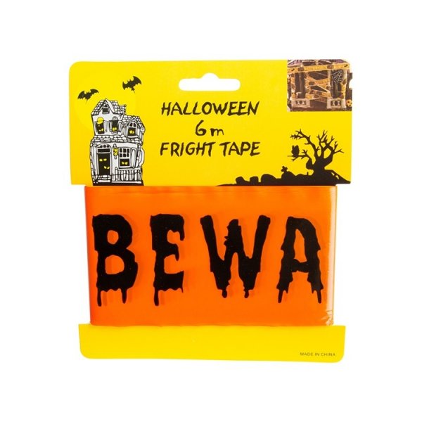 Avsp�rrningsband Halloween Dekoration - Orange