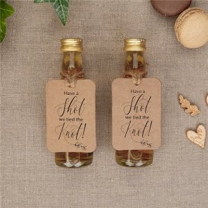 Tags - Have a shot, we tied the knot - 10-pack