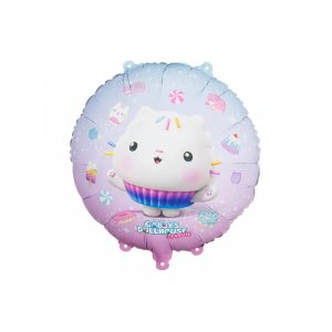 Folieballong - Gabby's Dollhouse - The Movie - Cakey - 35 cm Folieballong - Gabby's Dollhouse - The Movie - Cakey - 35 cm
