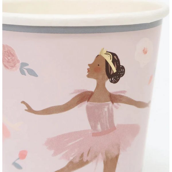 Pappmuggar - Ballerina - 8-pack