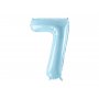 Sifferballong 0-9, pastellbl� 86cm