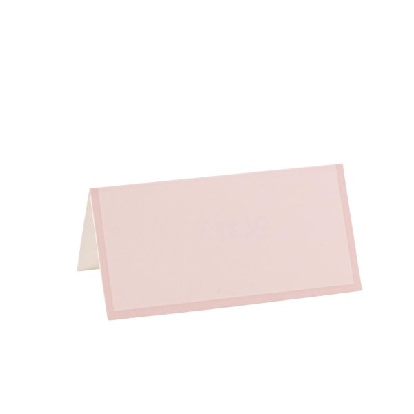 Placeringskort - Puderrosa - 10-pack