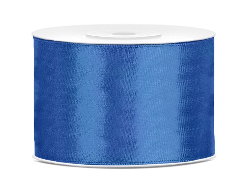 Satinband - Royal Blue (Bredd: 50 mm) - 25 meter - Satinband, Band & Snören till bröllop