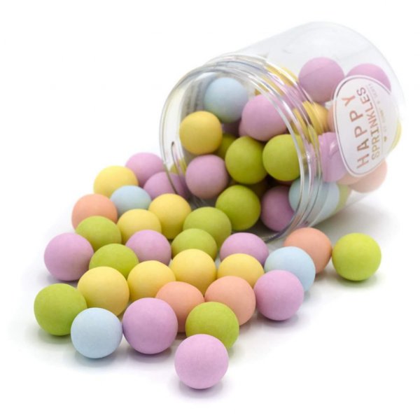Chokladpärlor - Dull Pastells XXL - Happy Sprinkles - 120g Chokladpärlor - Dull Pastells XXL - Happy Sprinkles - 120g