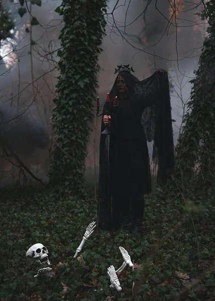 Skelettdelar - Halloweendekoration