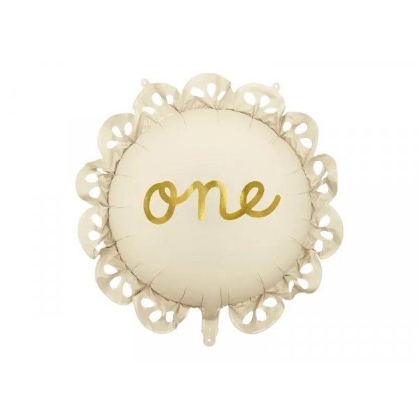 Foileballong med volang, \\\"One\\\"