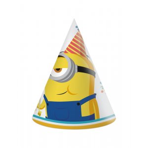 Partyhattar - Minions  Rise of Gru - 6-pack