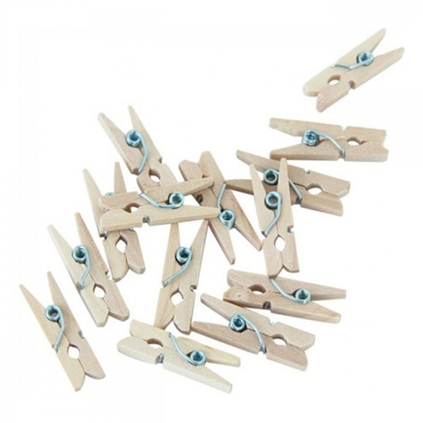 Kl�dnypor Mini Naturell - 24-pack