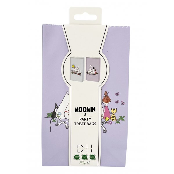 Godispåsar - Mumin 8-pack - 2 designer Godispåsar - Mumin 8-pack - 2 designer