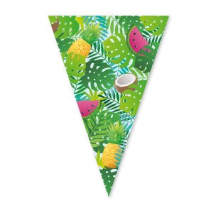 Flaggirlang - Aloha - 20x30 cm flaggor - 10 m