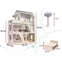Docksk�p LULILO FLORO boho med LED-belysning 78 cm Tr�