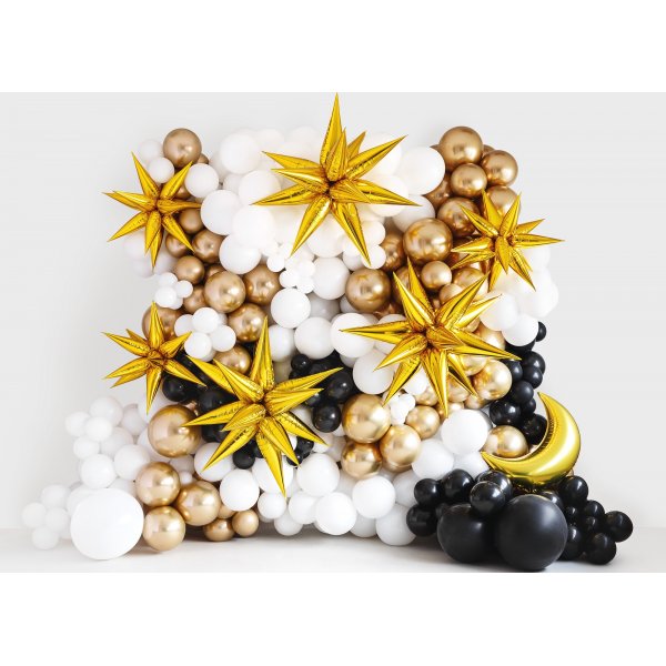 Pastellballonger - Premium 27 cm - Vita - 50-pack