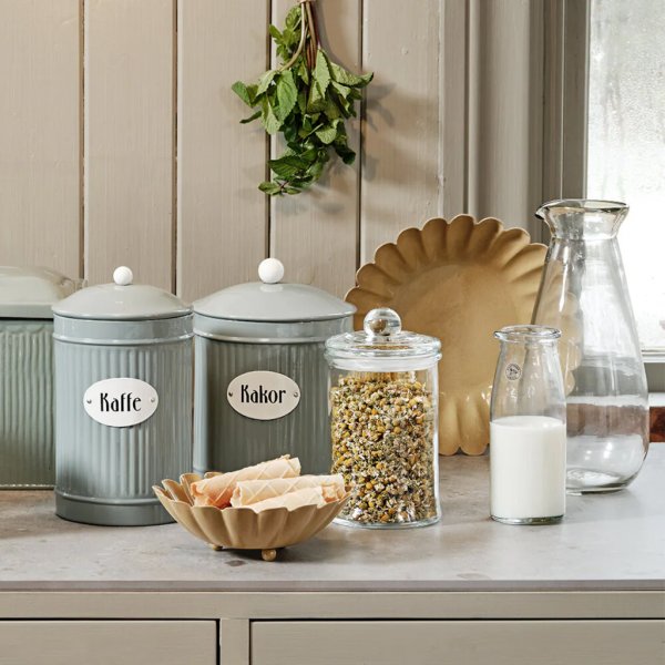 Glasburk - Sl�t med lock - Mellan