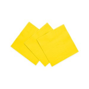 Sm� Servetter - Gula - 24x24 cm - 20-pack