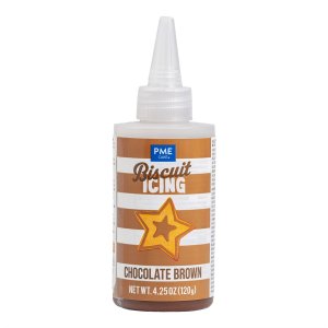 F�rdig glasyr/Buscuit Icing - Chokladbrun - PME - 120g