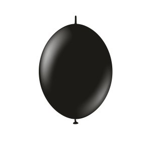 Latexballonger - K-Link - Svart - 30 cm - 50-pack