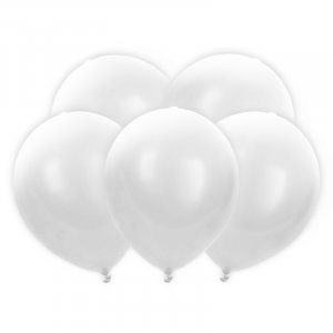 LED-ballonger - Vita - 5-pack