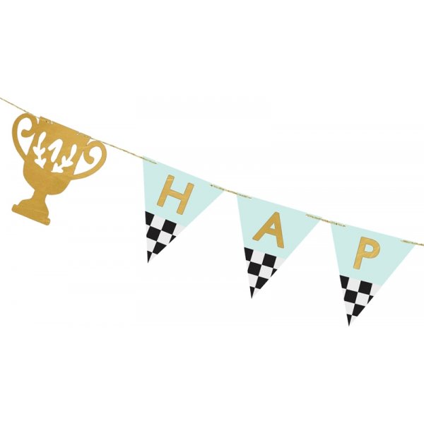 Banner - Happy Birthday - Racing Banner - Happy Birthday - Racing