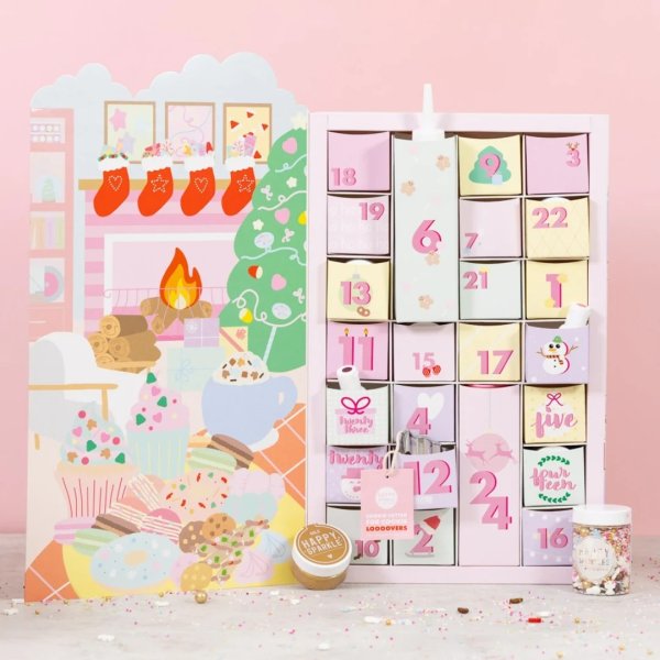 Adventskalender - Str�ssel Happy Sprinkles - Stor Pastell