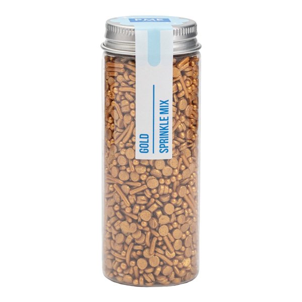 Str�sselmix - Guld - PME - 76 g