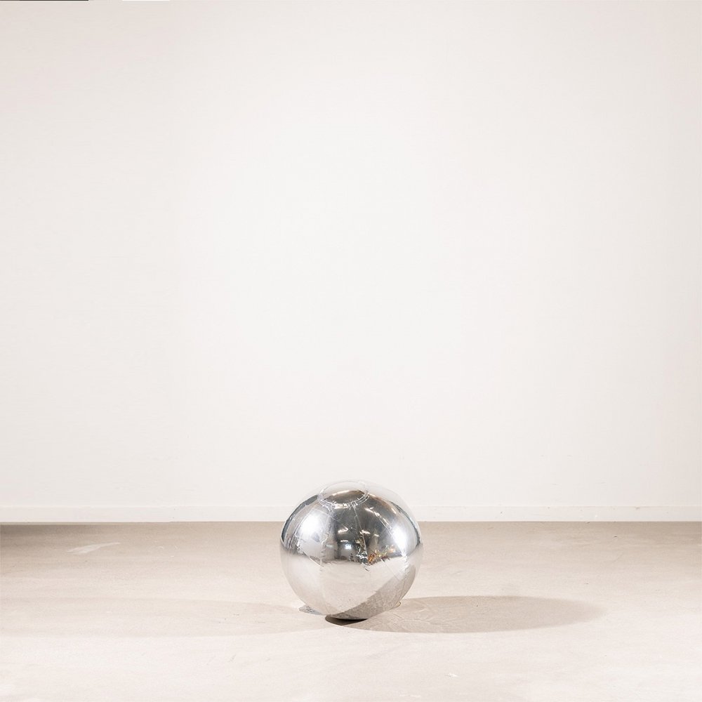 Inflatable Mirror Ball – Silver – 40 cm – Jätteballonger, Ballonger