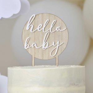 Cake Topper - Tre - Hello Baby
