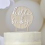 Cake Topper - Tr - Hello Baby