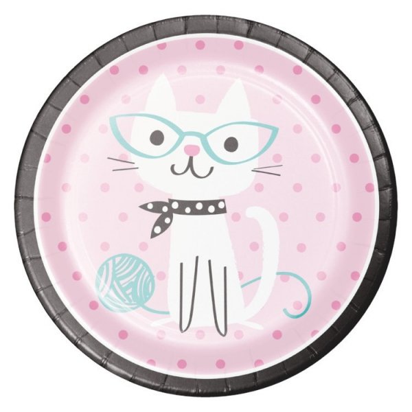 Papperstallrikar Kissekatt