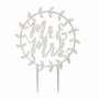 Cake Topper - Botanics - Mr & Mrs