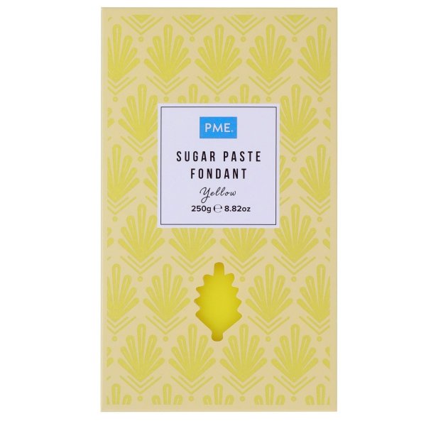 Sugarpaste/Sockerpasta Premium - Gul - PME - 250 g