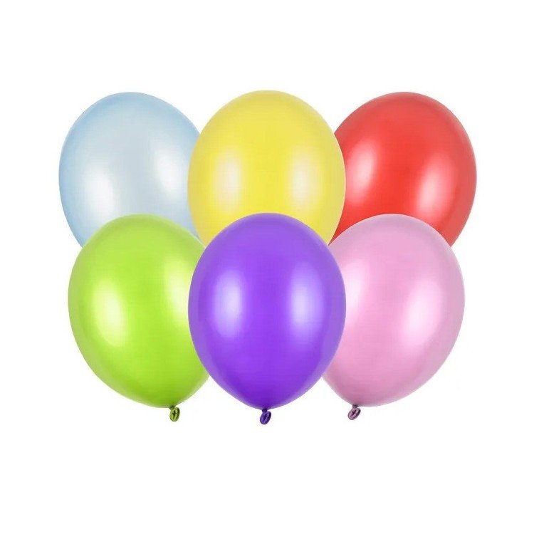 Ballonger Metallic Mix 50-pack – Fyndhörnan