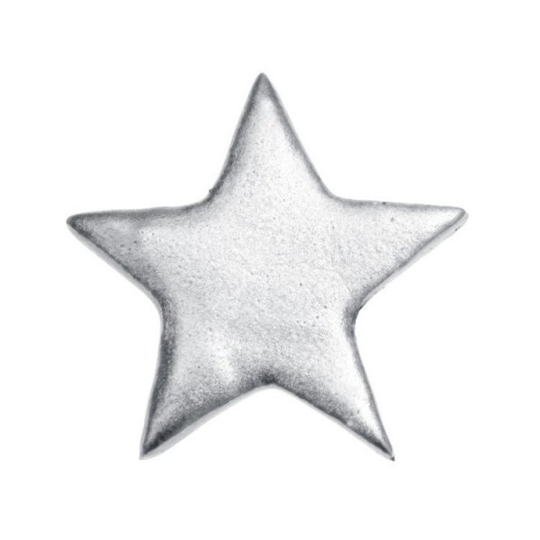 Dekoration Stj�rnor Silver