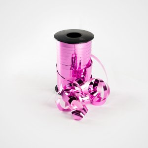 Ballongsn�re - Metallic - Rosa - 250 m