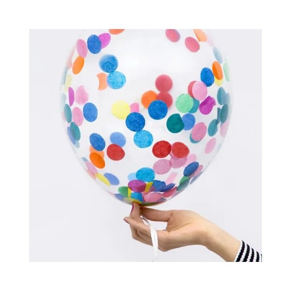 Konfettiballonger F�rgglada
