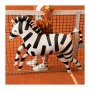 Folieballong Zebra
