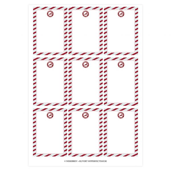 Tomma nissebrev - 36 st