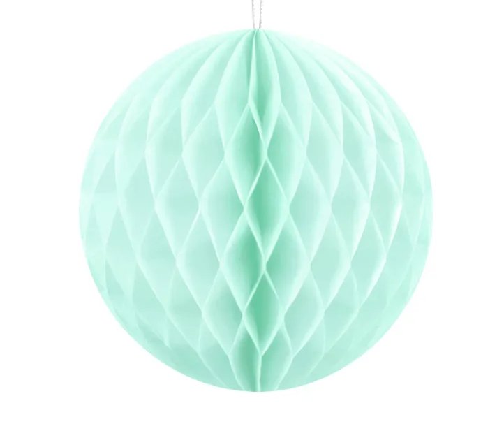 Honeycomb – Mint – Storlek: 30 cm – Honeycombs till bröllop, Bröllopsdekorationer