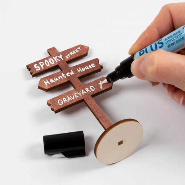 Miniföremål - Skylt på fot Miniföremål - Skylt på fot