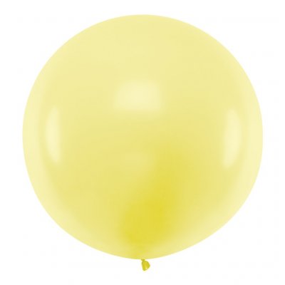 Jtteballong Enfrgad - Ljusgul