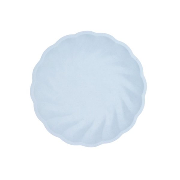 Tallrikar Bl� rund, Vert Decor