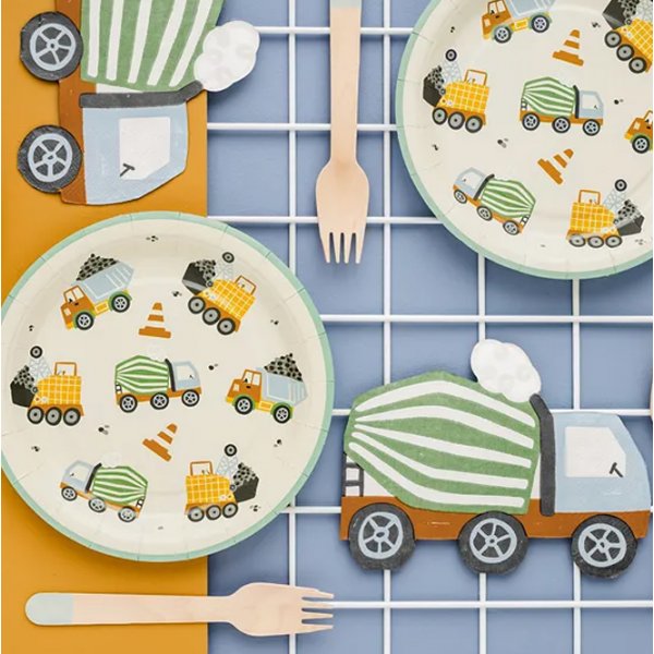 Desserttallrikar - Truck Party - 6-pack