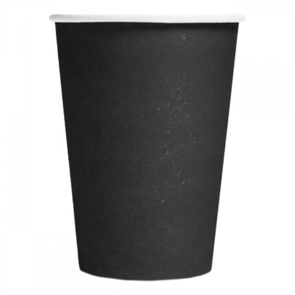 Pappmuggar - Svart - 8-pack